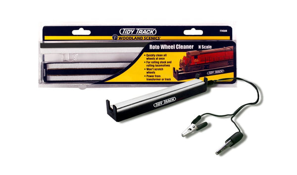 WSTT4560 TIDY TRACK ROTO WHEEL CLEANER N SCALE