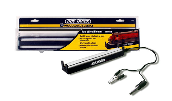 WSTT4561 TIDY TRACK ROTO WHEEL CLEANER HO SCALE