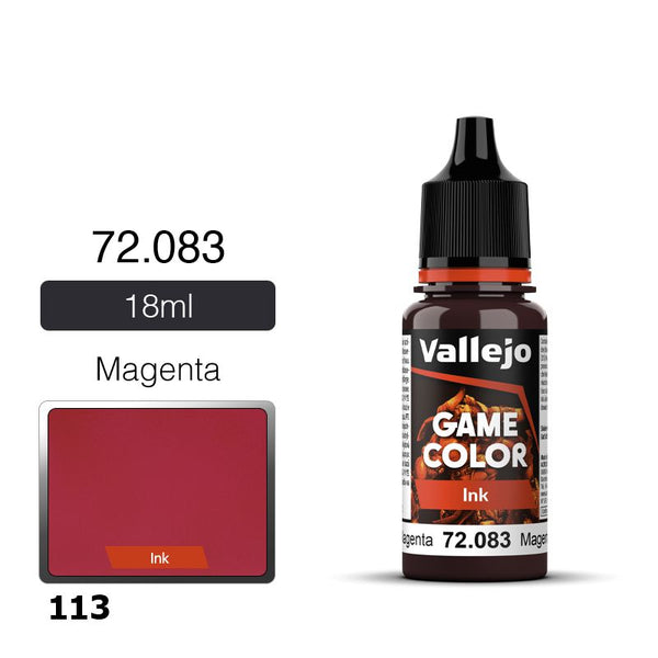 VAL72083 GAME COLOUR MAGENTA 18ML