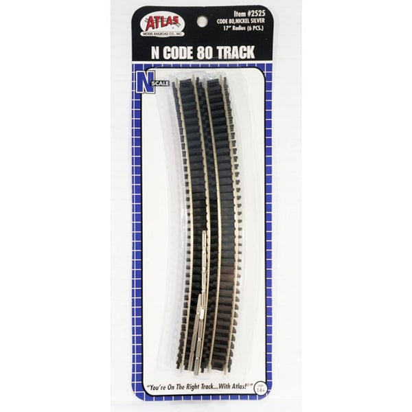 ATL2525 CODE 80 17" RADIUS CURVED 6 PCS