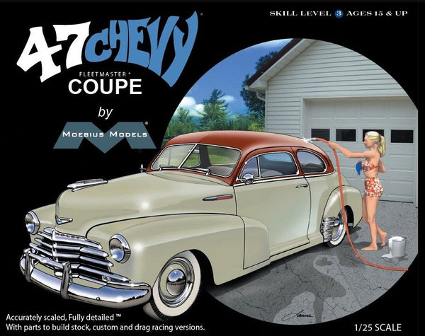 MOE2302 1/25 1947 CHEVROLET FLEETMASTER COUPE