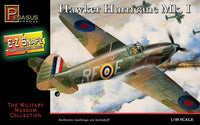 PEG8411 Pegasus Hobbies 1/48 E-Z Snapz Hawker Hurricane Mark 1