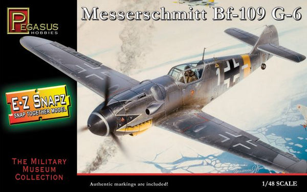 PEG8413 Pegasus Hobbies 1/48 E-Z Snapz Messerschmitt Bf-109G6