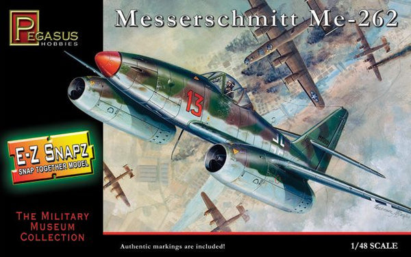 PEG8415 Pegasus Hobbies 1/48 E-Z Snapz Messerschmitt Me-262
