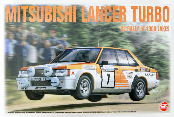 PLAPN24018 Platz NuNu 1/24 Mitsubishi Lancer Turbo 1982