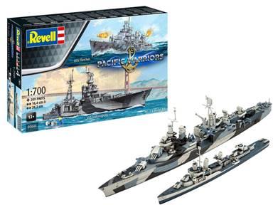 REV05644 1/700 PACIFIC WARRIORS USS FLETCHER & INDIANAPOLIS