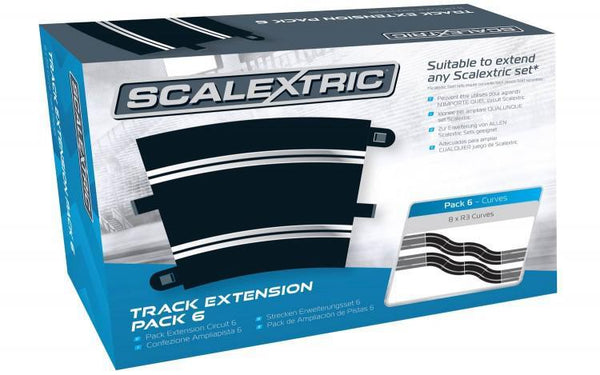 SCAC8555 TRACK EX PACK 6 8 X R3 CURVE TRACKS