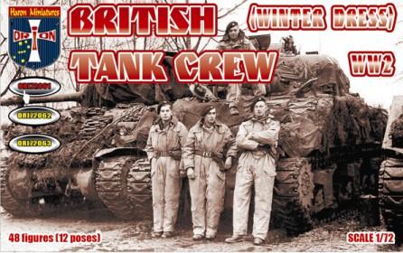 ORI861 1/72 BRITISH TANK CREW WINTER WW2