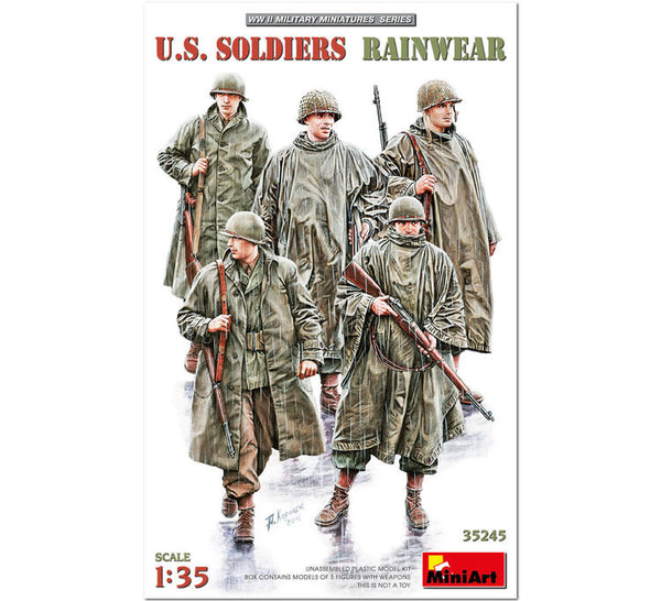 MIN35245 1/35 U.S. SOLDIERS RAINWEAR