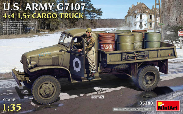 MIN35380 1/35 U.S. ARMY G7107 4X4 1.5T CARGO TRUCK