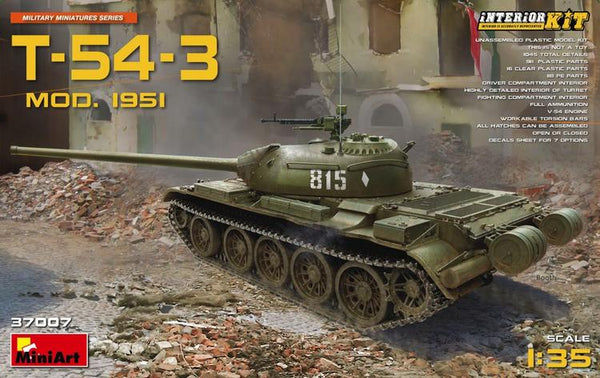 MIN37007 1/35 T-54-3 MOD.1951