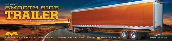 MOE1303 1/25 53' SMOOTH SIDE TRAILER