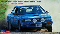 HAS20541 Hasegawa 1/24 Nissan Bluebird 4 Door Sedan SSS-R (U12) '1989 All Japan Rally'