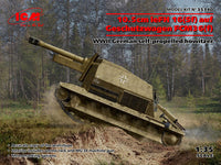 ICM35340 1/35 ICM 1/35 10.5cm leFH 16(Sf) auf Geschutzwagen FCM36(f), WWII German self-propelled howitzer