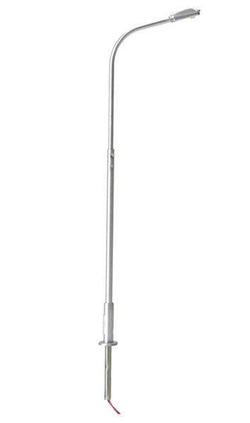 ATL70000166 Atlas 70000166 HO Scale Silver Single Arm Streetlight with Cool White LED 3 PACK