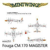 MINI351 1/144 FOUGA CM.170 MAGISTER