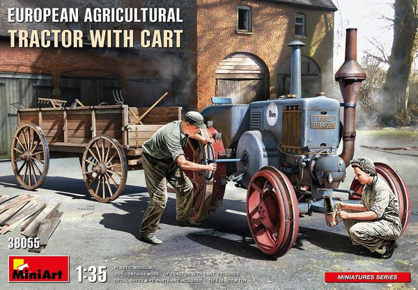 MIN38055 1/35 AGRO TRACTOR W/CART