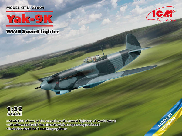 ICM32091 ICM 1/32 Yak-9K WWII Soviet fighter