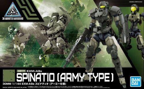 BAN5062175 30MM 1/144 Scale 30 Minutes Missions EXM-A9a Spinatio(Army Type)Model Kit