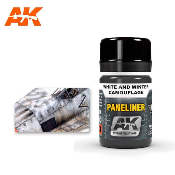 AK2074 AK Interactive Paneliner For White And Winter Camouflage 35ml