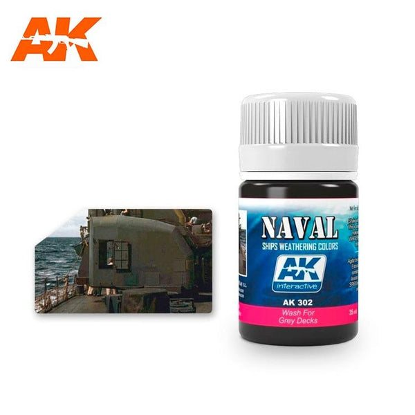 AK302 AK Interactive Wash For Grey Decks