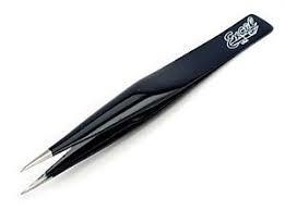 EXC30425 ULTRA FINE POINT HOLLOW TWEEZERS (BLUE)