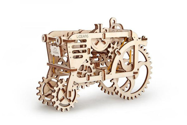 UG70003 Tractor Mechanical Wooden Model
