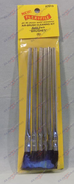 FLE7019 AIRBRUSH CLEANING KIT REFILL BRUSHES (6)