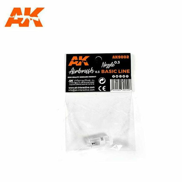 AK9002 AK AIRBRUSH 0.3 NOZZLE BASIC LINE