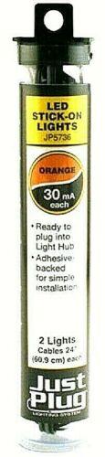 WSJP5736 LED STICK ON LIGHTS ORANGE