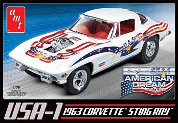 AMT909 1/25 1963 CORVETTE USA-1