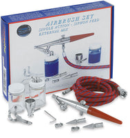 PASHSET H EXTERNAL MIX SINGLE ACTION SIPHON FEED AIRBRUSH