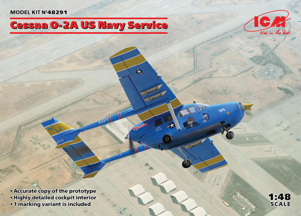 ICM48291 1/48 CESSNA O-2A US NAVY SERVICE