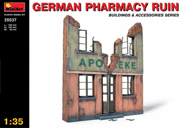 MIN35537 1/35 GERMAN PHARMACY RUIN