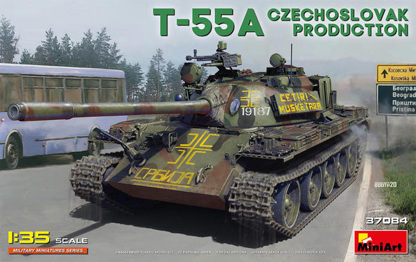 MIN37084 1/35 T-55A CZECH PRODUCTION