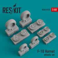 RS480125 1/48 F-18 HORNET WHEELS (RESIN)