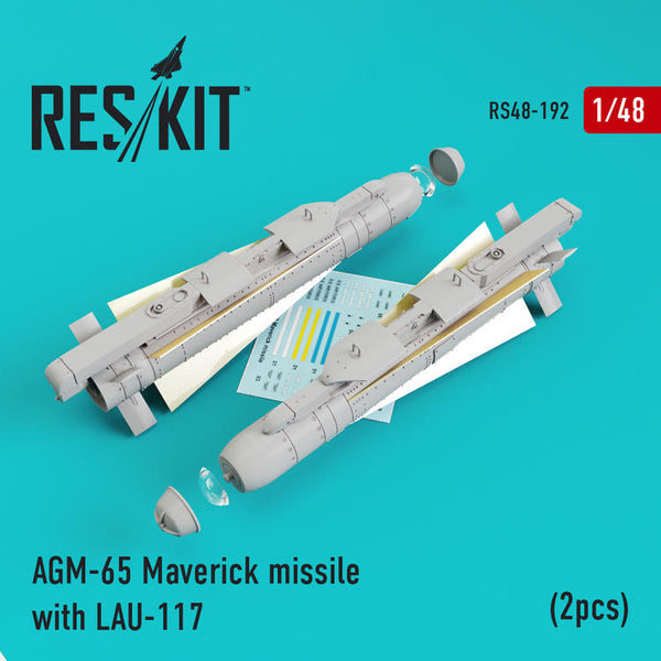 RS480192 1/48 AGM-65 MAVERICK MISSILE (RESIN)