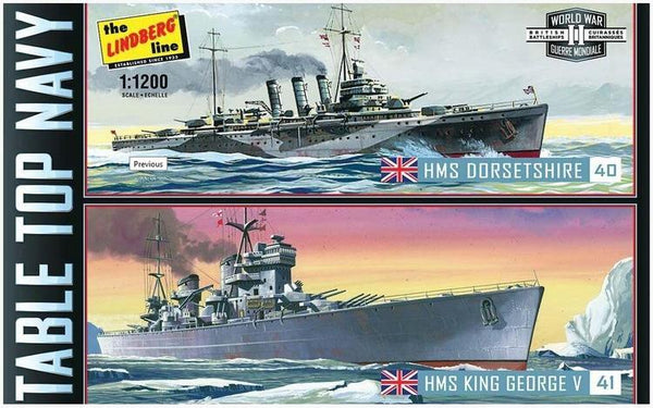 LIN439 1/1200 HMS KING GEORGE V & DORSETSHIRE