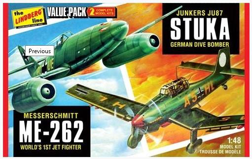 LINHL508 1/48 ME-262 & STUKA