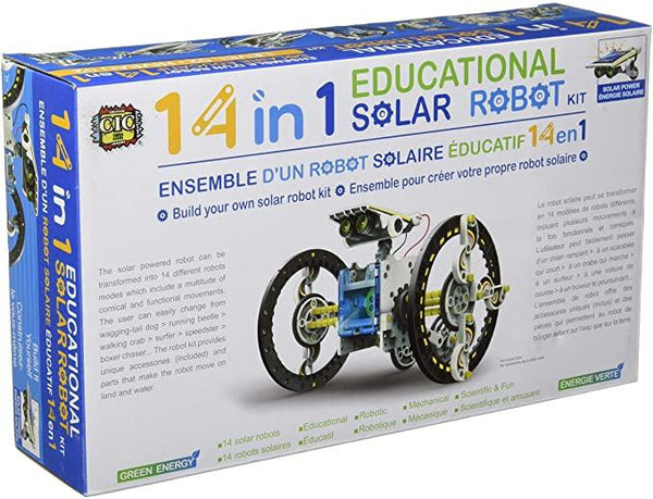 CIC21615 14 IN 1 EDUCATIONAL SOLAR ROBOT KIT