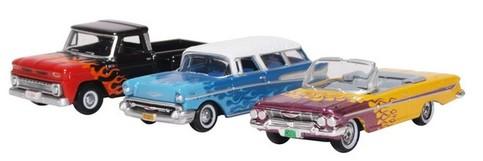 87SET001 CHEV HOT RODS SET (3)