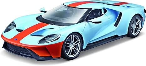 MAI31384 1/18 2019 FORD GT (BLUE w/ORANGE)