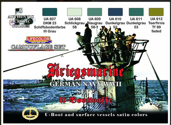 LIFCS12 GERMAN WW2 KREIGSMARINE SET 2 (U BOATS)