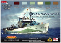 LIFCS34 ROYAL NAVY WW2 WESTERN APPROACHES PAINT SET