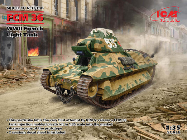 ICM35336 1/35 FCM 36 WW2 FRENCH TANK