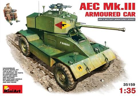 MIN35159 1/35 AEC MK.III ARMOURED CAR (reg $62.49)