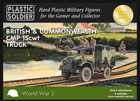 WW2VI5027 1/100 BR & CW CMP 15CWT TRUCK