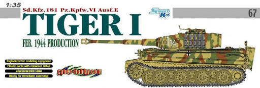 DRA6650 1/35 TIGER 1 FEB 1944