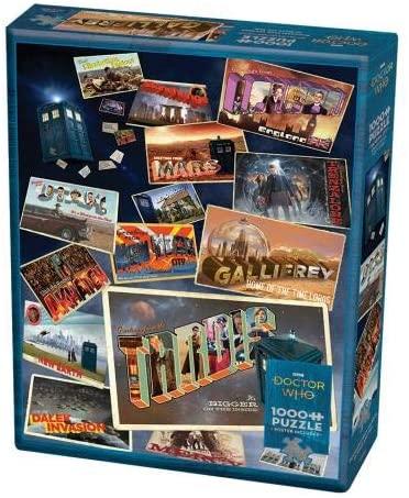 COB80228 DOCTOR WHO POSTCARDS FROM THE EDGE OF SPACE AND TIME 1000 PIECE PUZZLE