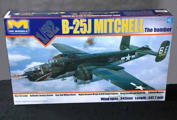 HK01E01 1/32 B-25J MITCHELL